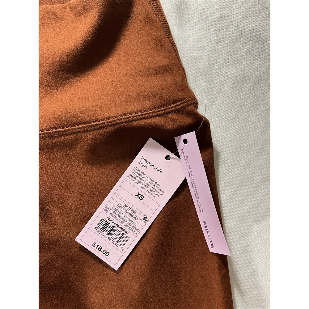 Wild Fable ButterBliss Stretchy Dark Brown Athletic Leggings Women's XS - Picture 5 of 6